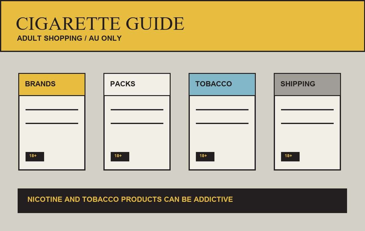 Smokzen live product page screenshot for adult verification